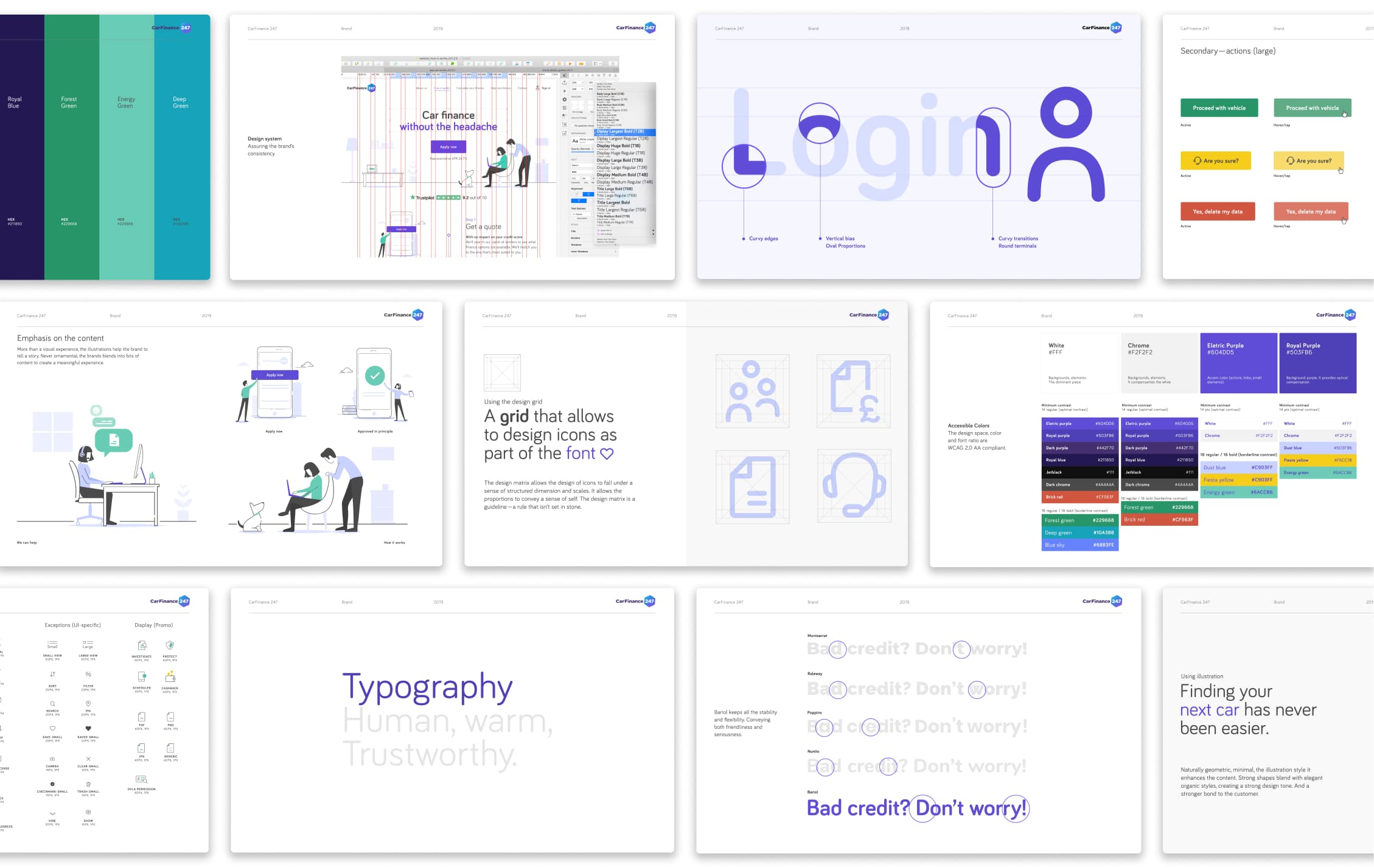CarFinance247 brand guide and design system