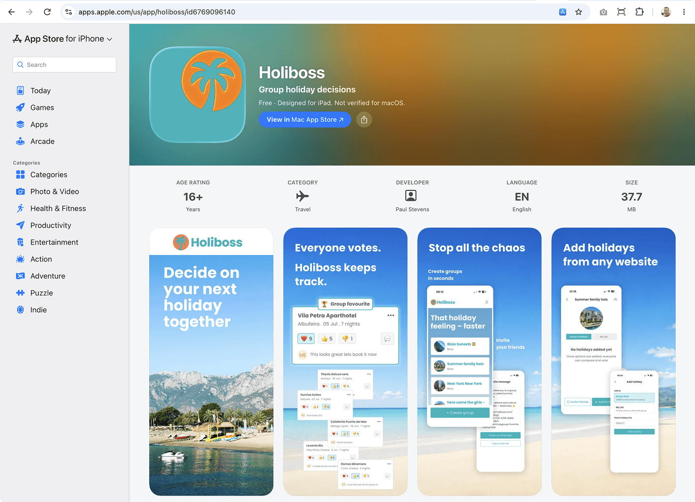 Holiboss App Store, TestFlight and Google Play release evidence